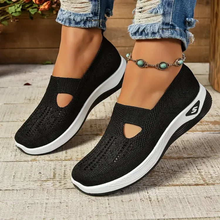 Lunea Mode® | The 'Cloud-Walk' Orthopedic Air-Mesh Loafer