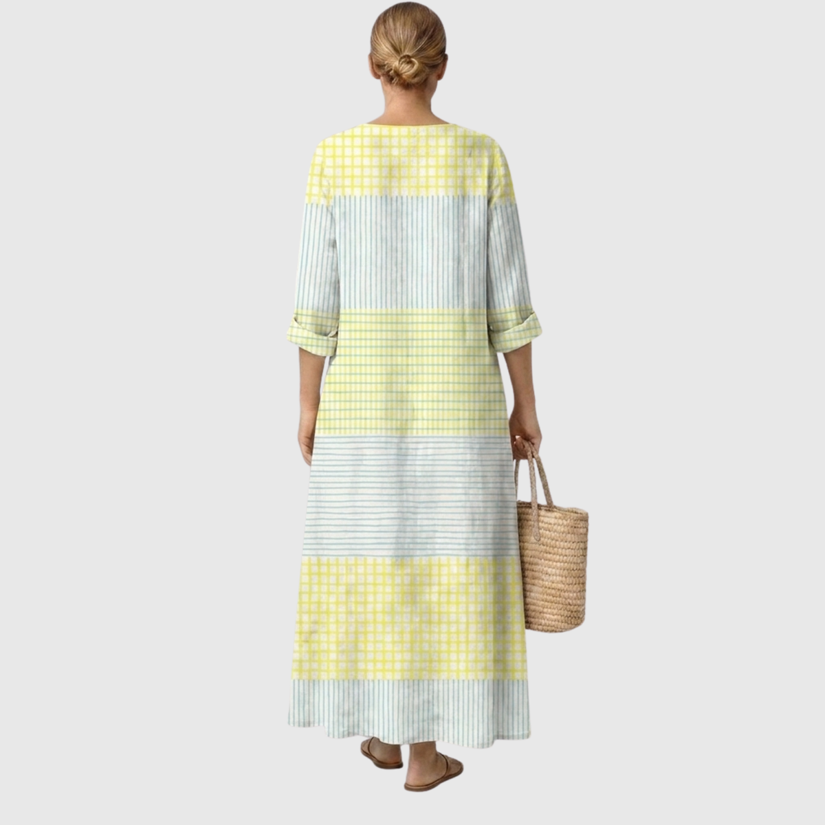 Olivia Airy Dress with Natural Elegance