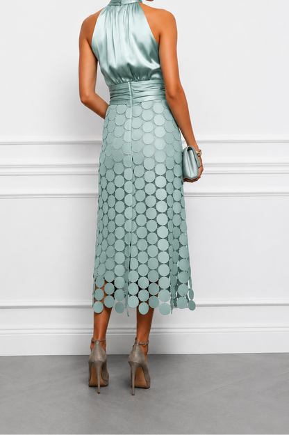 Celine | Elegant Midi Wedding Dress For Summer
