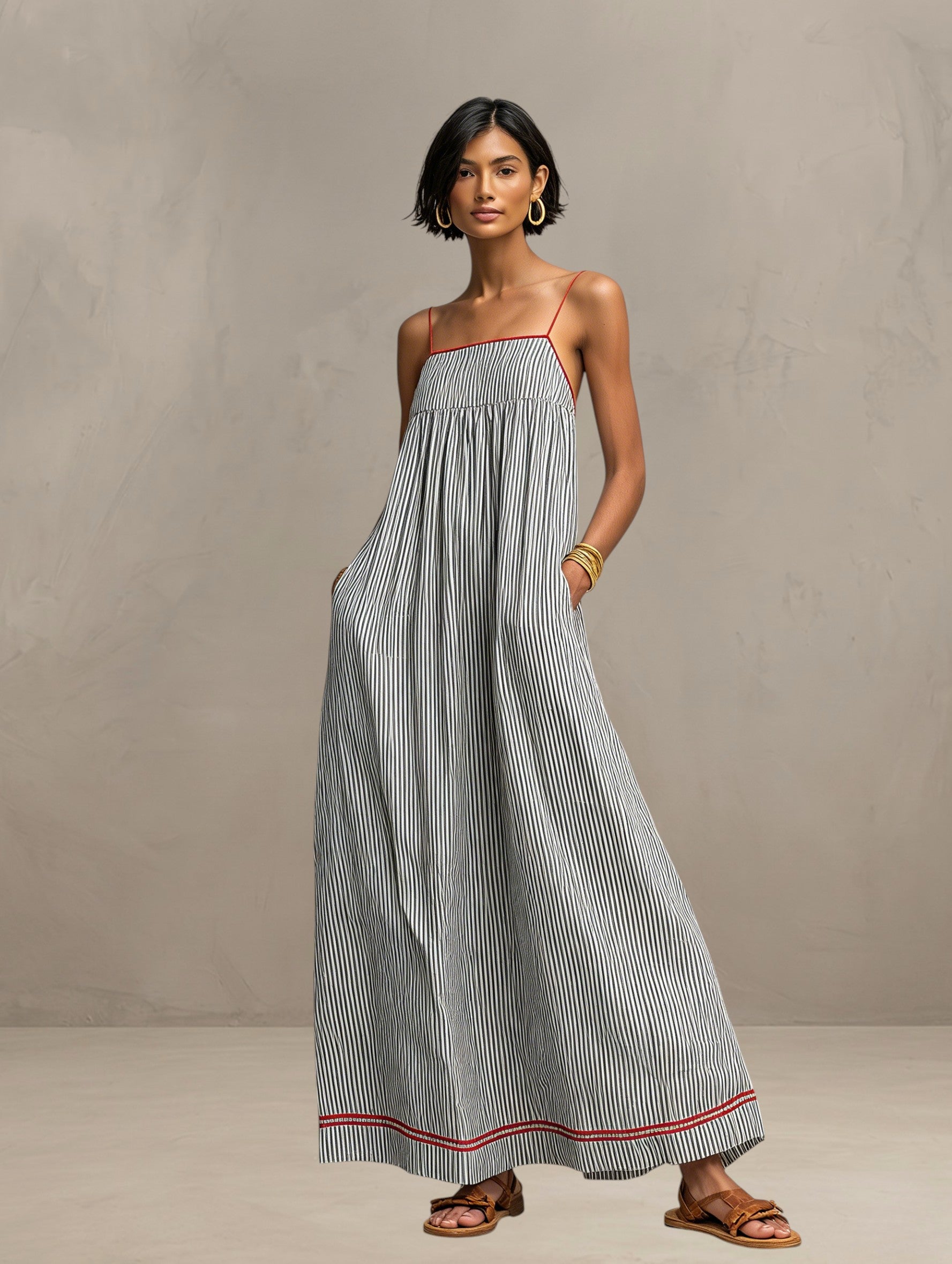 Pamela | Flowy Summer Maxi Dress