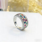 Aurora | Rainbow-Stone Elegant Ring