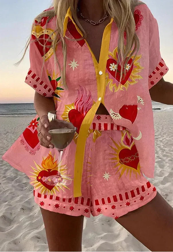 Blanka™ | Summer Top and Shorts Set