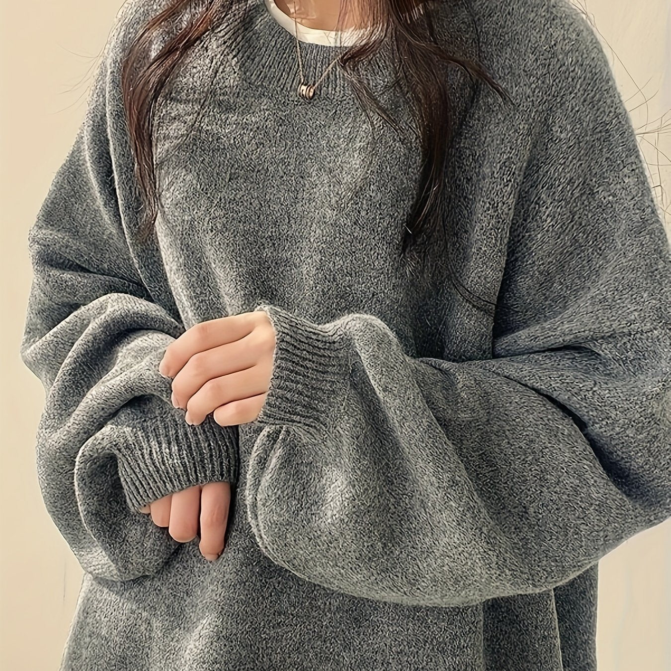 Lunea Mode® | The Soft Grace Oversized Knit Sweater