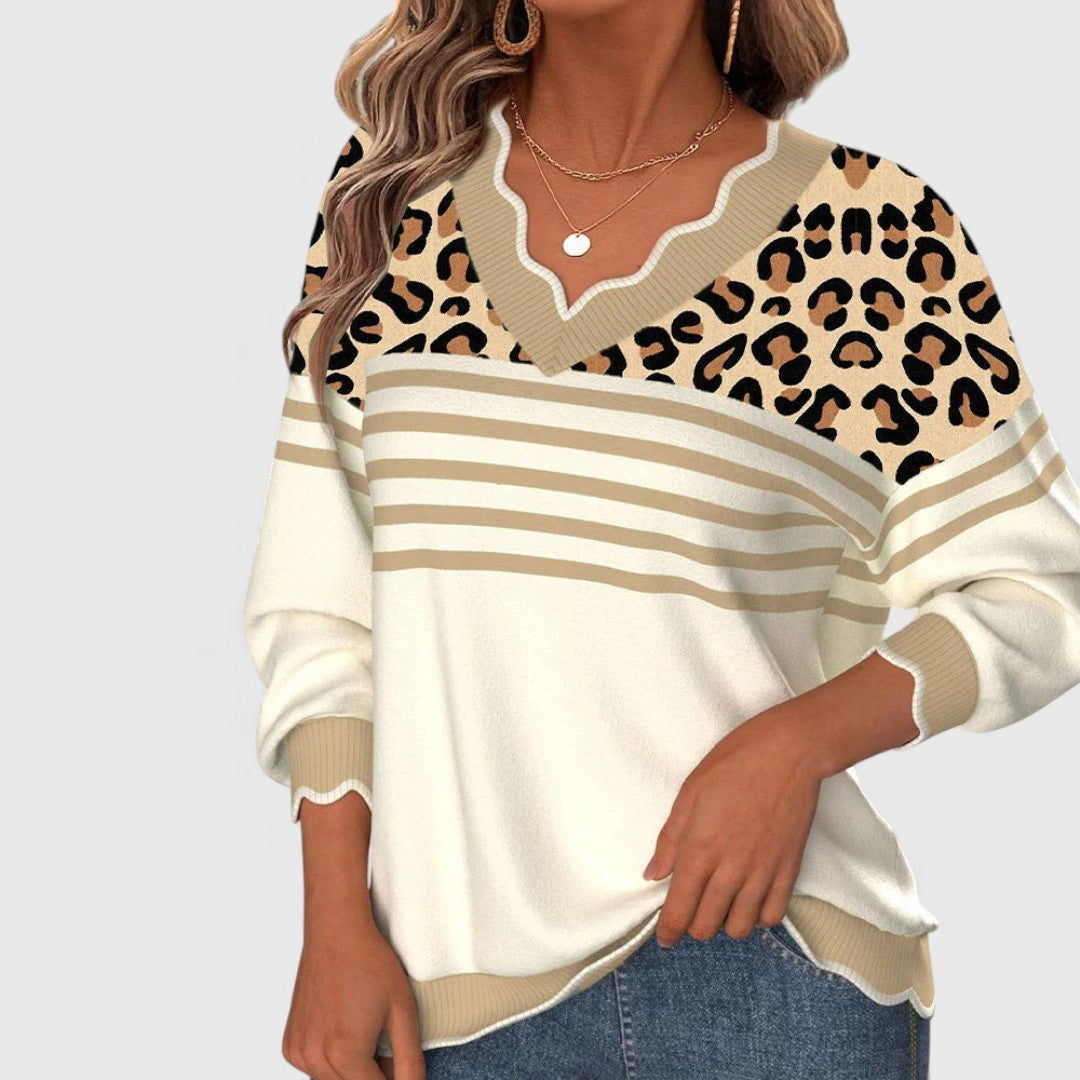 Judith – Confidence Knit Leopard Sweater