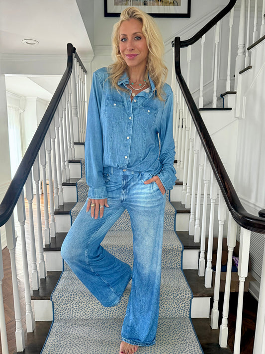 Jordann Jammies Denim Dreams Pajama Set