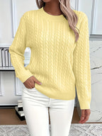 Antonella - Casual Loose-Fit Round Neck Sweater