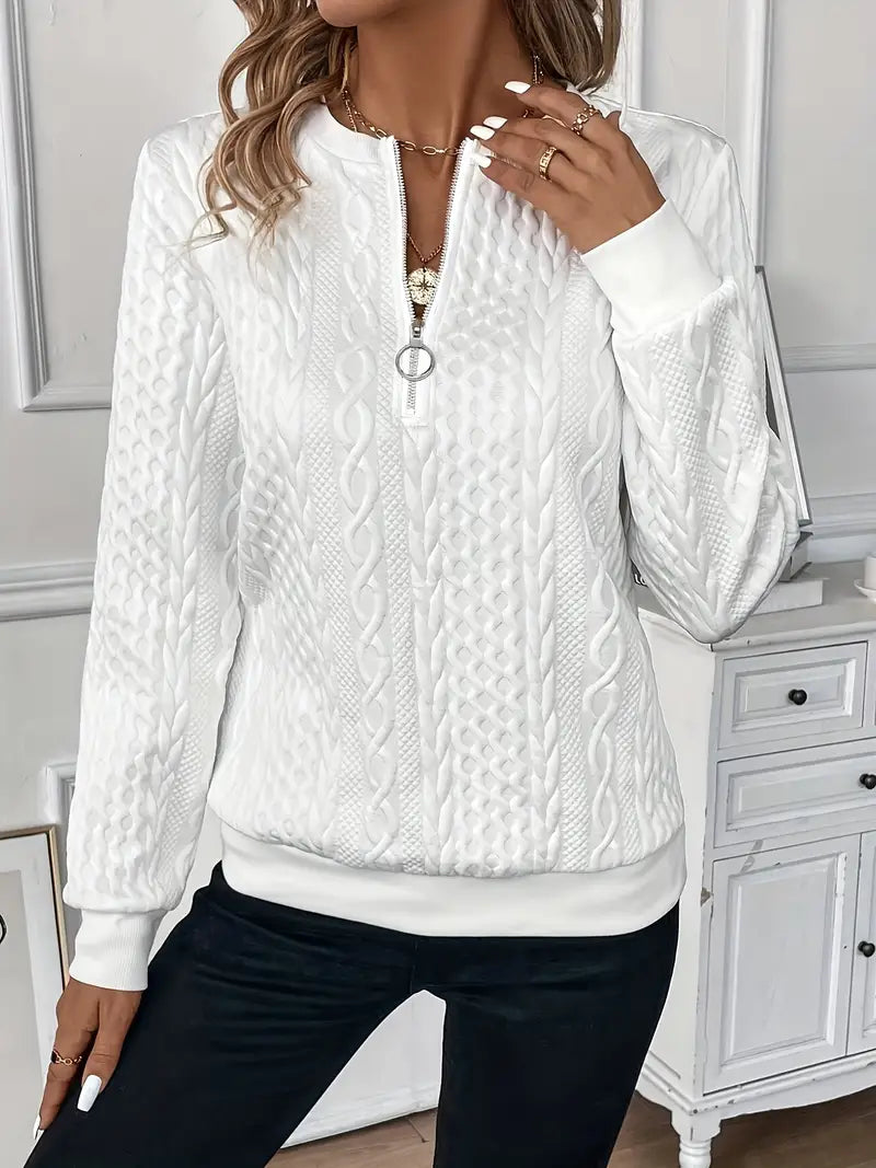 Pauline - Elegant Sweater with Zip