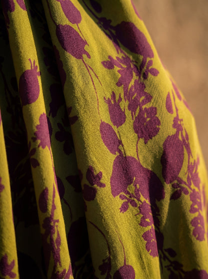 Floral Maxi Dress with Fluid Drape