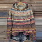 Gaby | Ethnic Retro Hoodie
