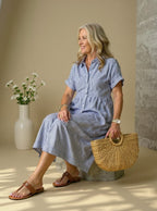 CASSIE | Fashionable Striped Dress