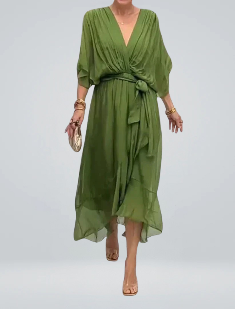 Lucienne | Elegant V-neck dress