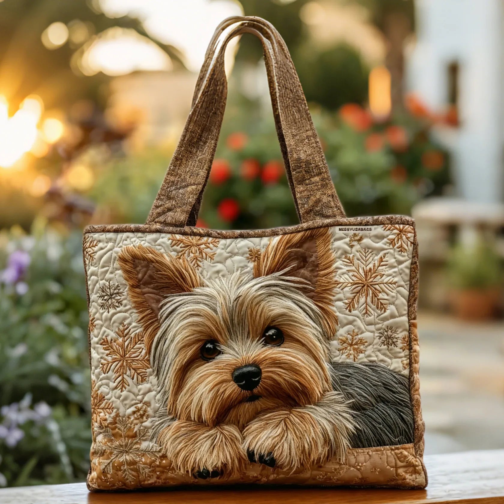 Handmade Brilliant Yorkie Bag