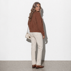 Lunea Mode® | The Colette - Effortless Zip-Up Knit Bomber Cardigan