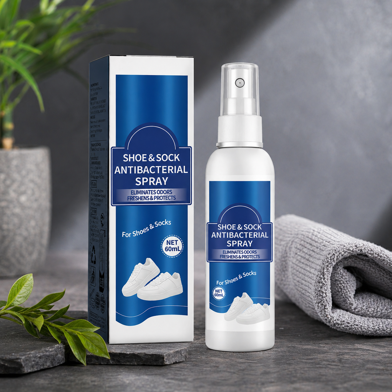 Lunea Mode® | Antibacterial Shoe Spray – Keeps Shoes Fresh All Day