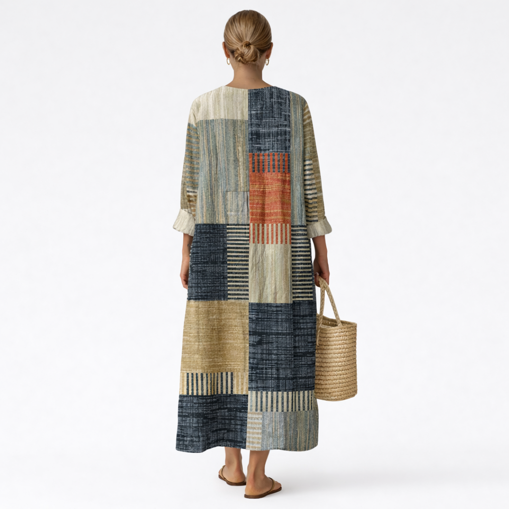 Ana Abstract Print Dress