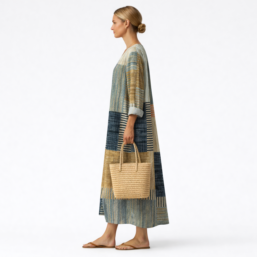 Ana Abstract Print Dress