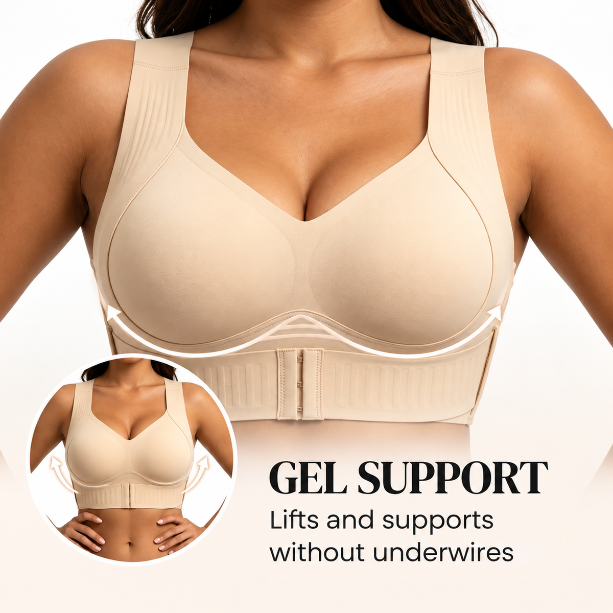 Posture-Correcting and Enhancing Bra