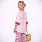 Lunea Mode® |The Catherine Elegant Bohemian Print Two-Piece Set