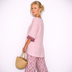 Lunea Mode® |The Catherine Elegant Bohemian Print Two-Piece Set