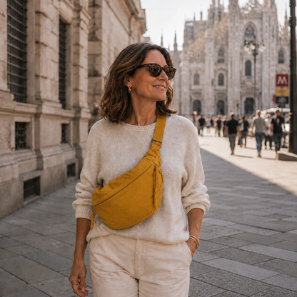 Luce | Ochre Shoulder Bag