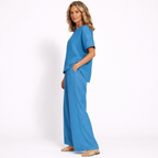 Lunea Mode® | The Sienna - Relaxed Wide Leg Two Piece Set