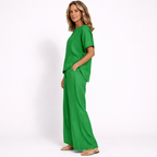 Lunea Mode® | The Sienna - Relaxed Wide Leg Two Piece Set