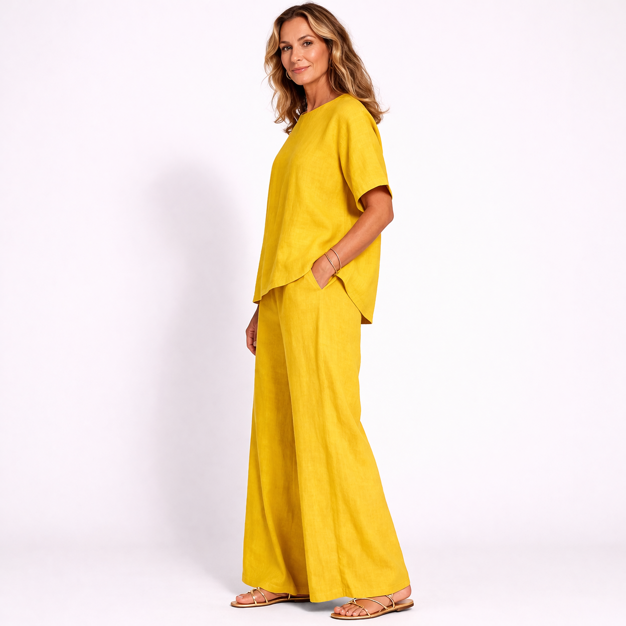 Lunea Mode® | The Sienna - Relaxed Wide Leg Two Piece Set