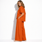Lunea Mode® | The Sienna - Relaxed Wide Leg Two Piece Set