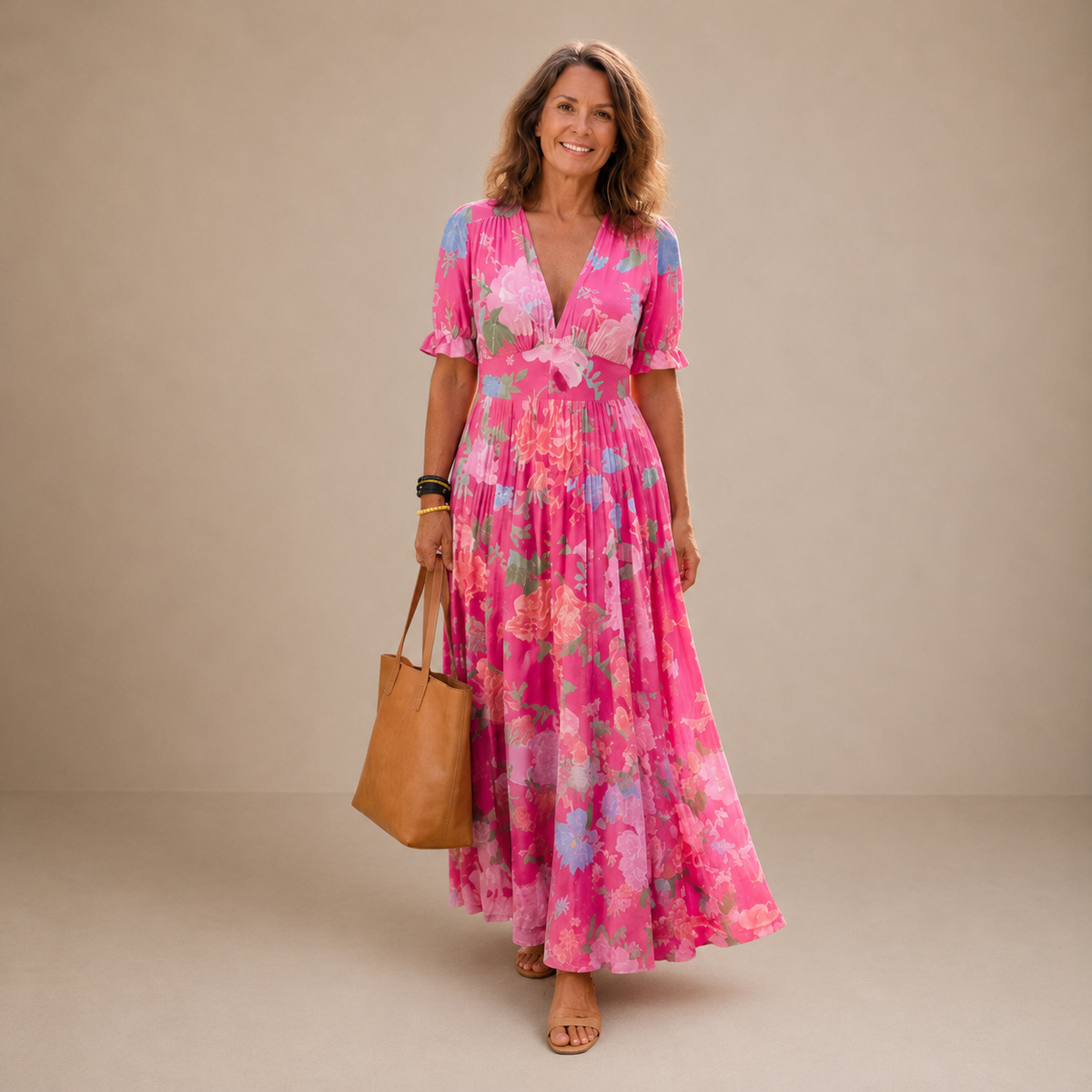 ROME | Floral Maxi Dress