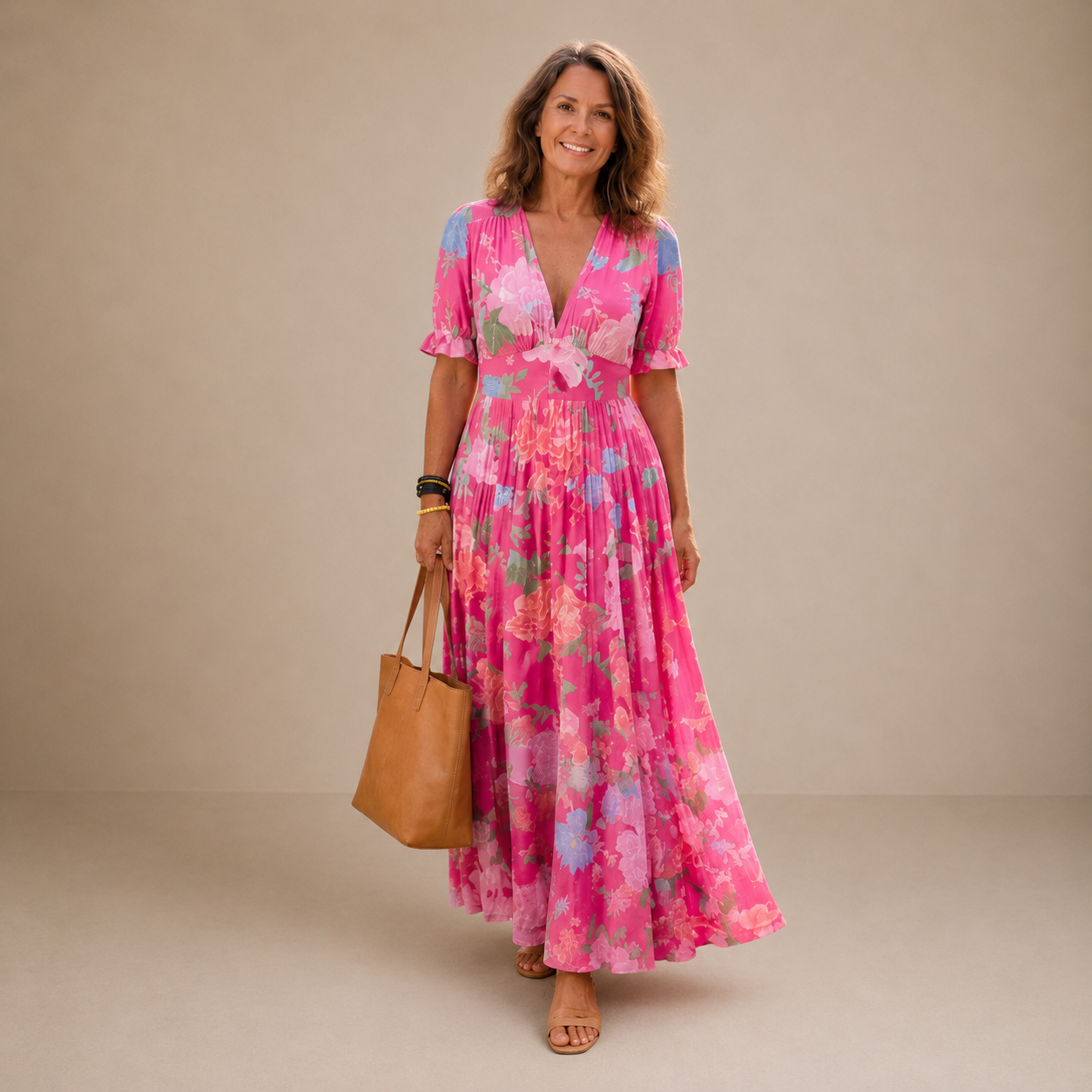 ROME | Floral Maxi Dress