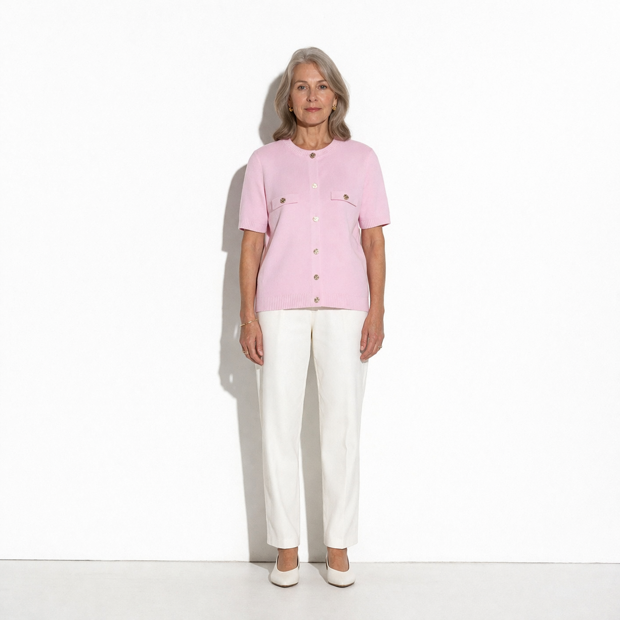 Lunea Mode®  | The Odette - Delicate Short Sleeve Knit Bolero Cardigan