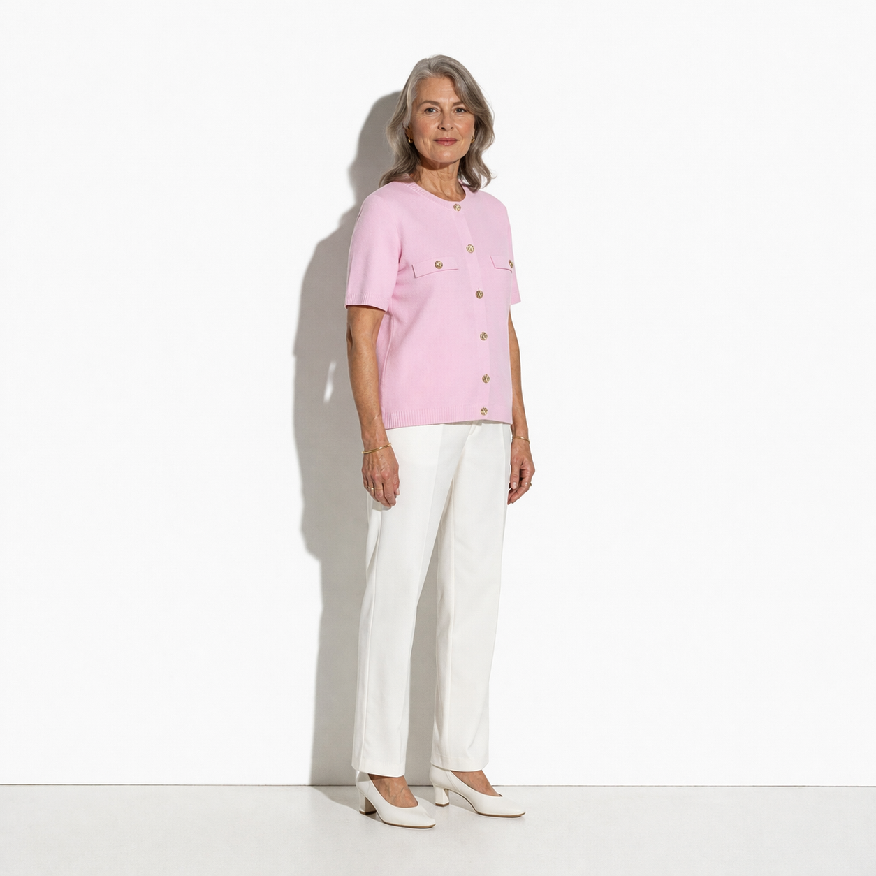 Lunea Mode®  | The Odette - Delicate Short Sleeve Knit Bolero Cardigan