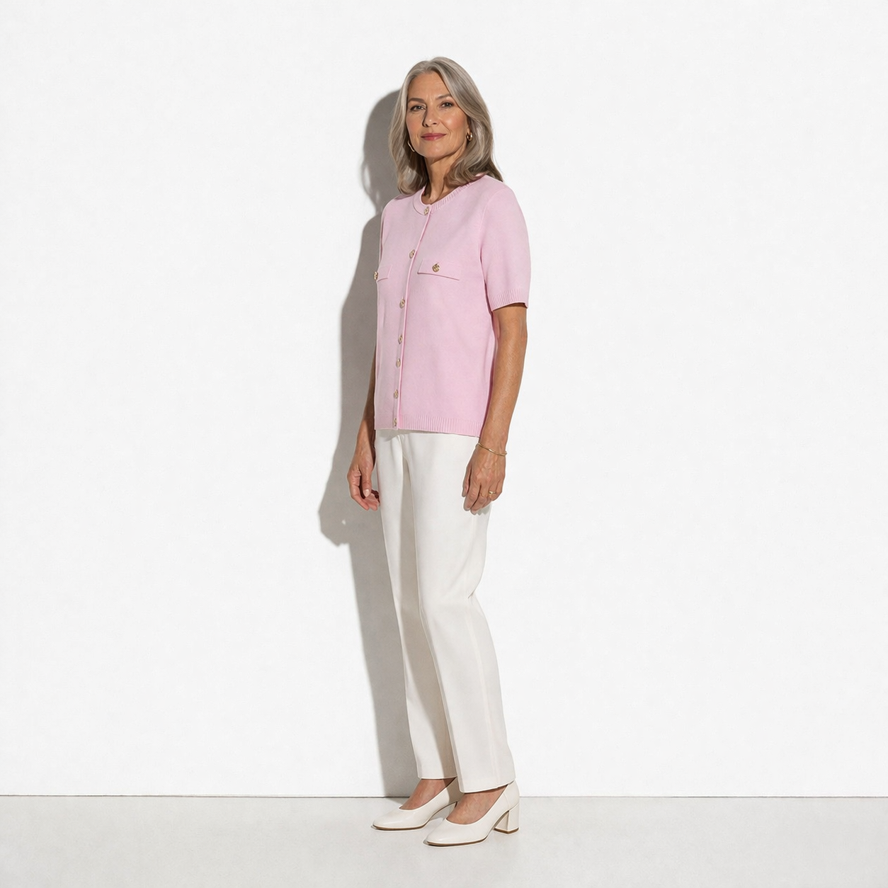 Lunea Mode®  | The Odette - Delicate Short Sleeve Knit Bolero Cardigan