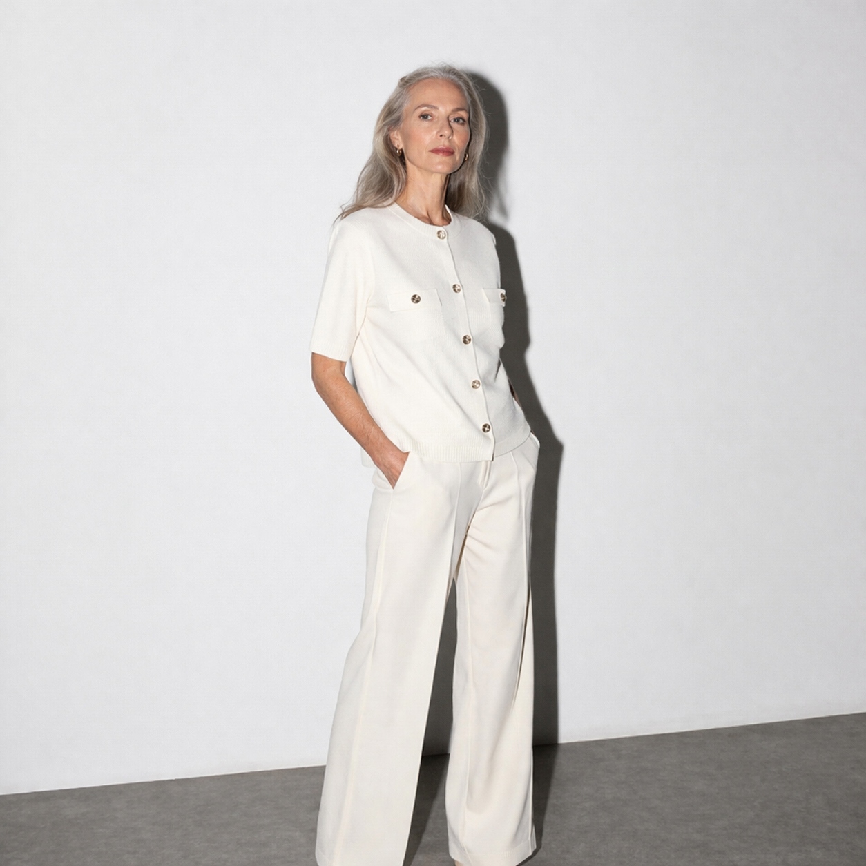 Lunea Mode®  | The Odette - Delicate Short Sleeve Knit Bolero Cardigan