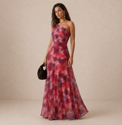 Carla | Draped Strapless Maxi Dress