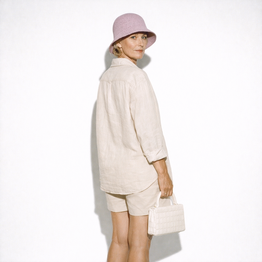 Women’s Breathable Woven Summer Bucket Hat
