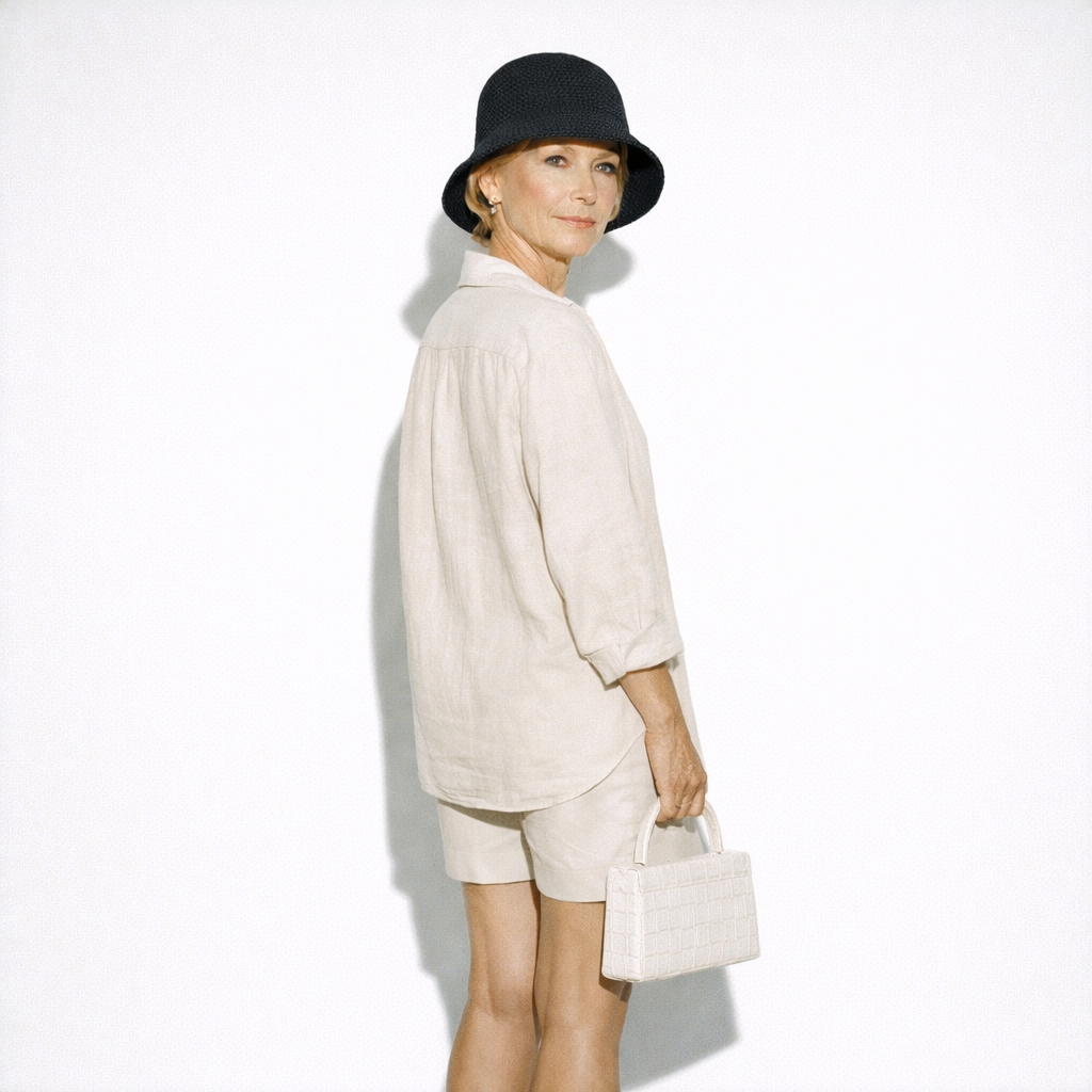 Women’s Breathable Woven Summer Bucket Hat