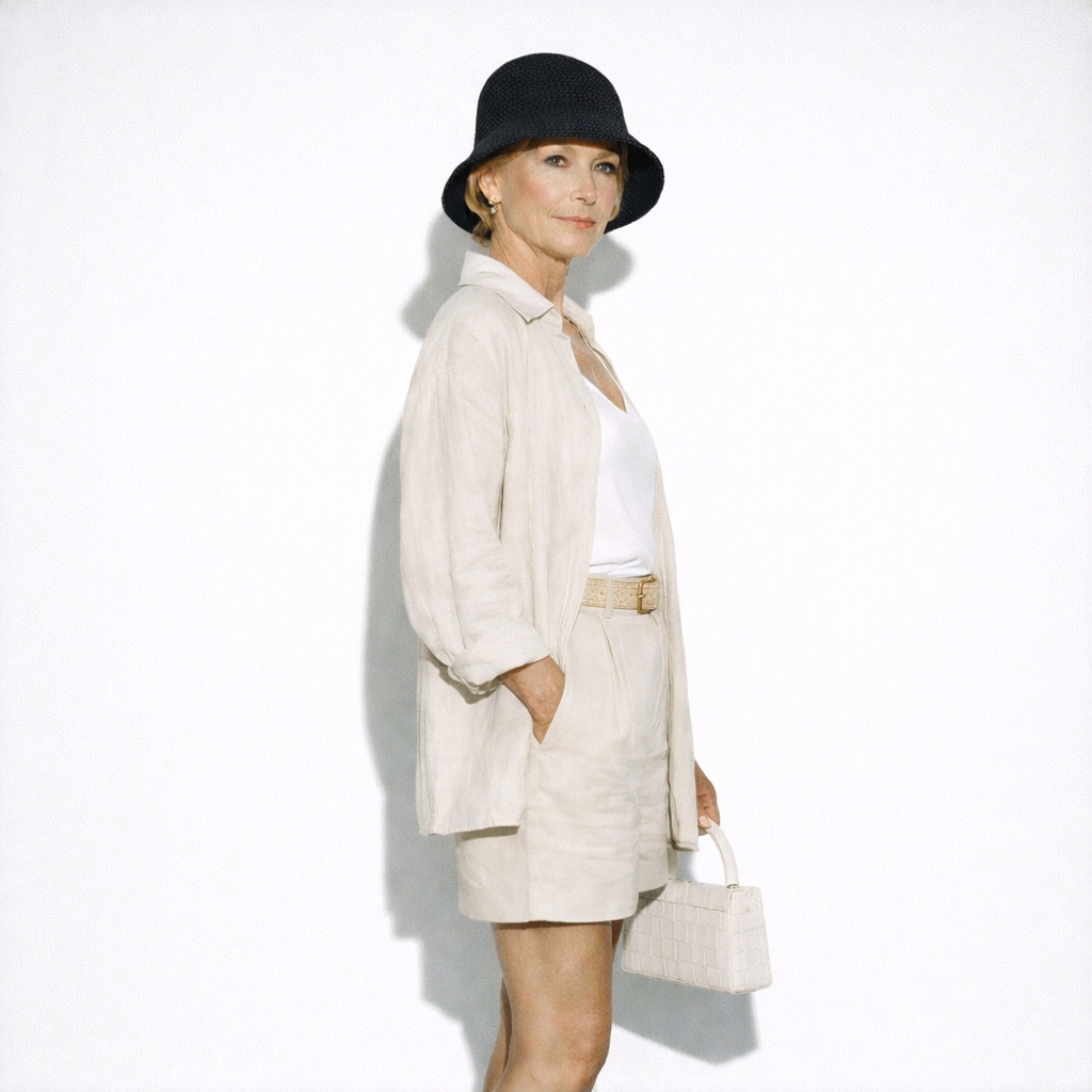 Women’s Breathable Woven Summer Bucket Hat