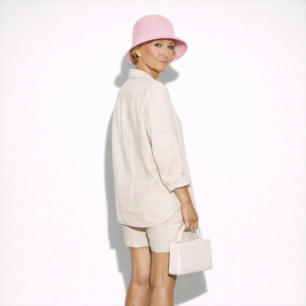 Women’s Breathable Woven Summer Bucket Hat