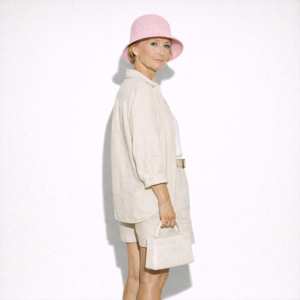 Women’s Breathable Woven Summer Bucket Hat