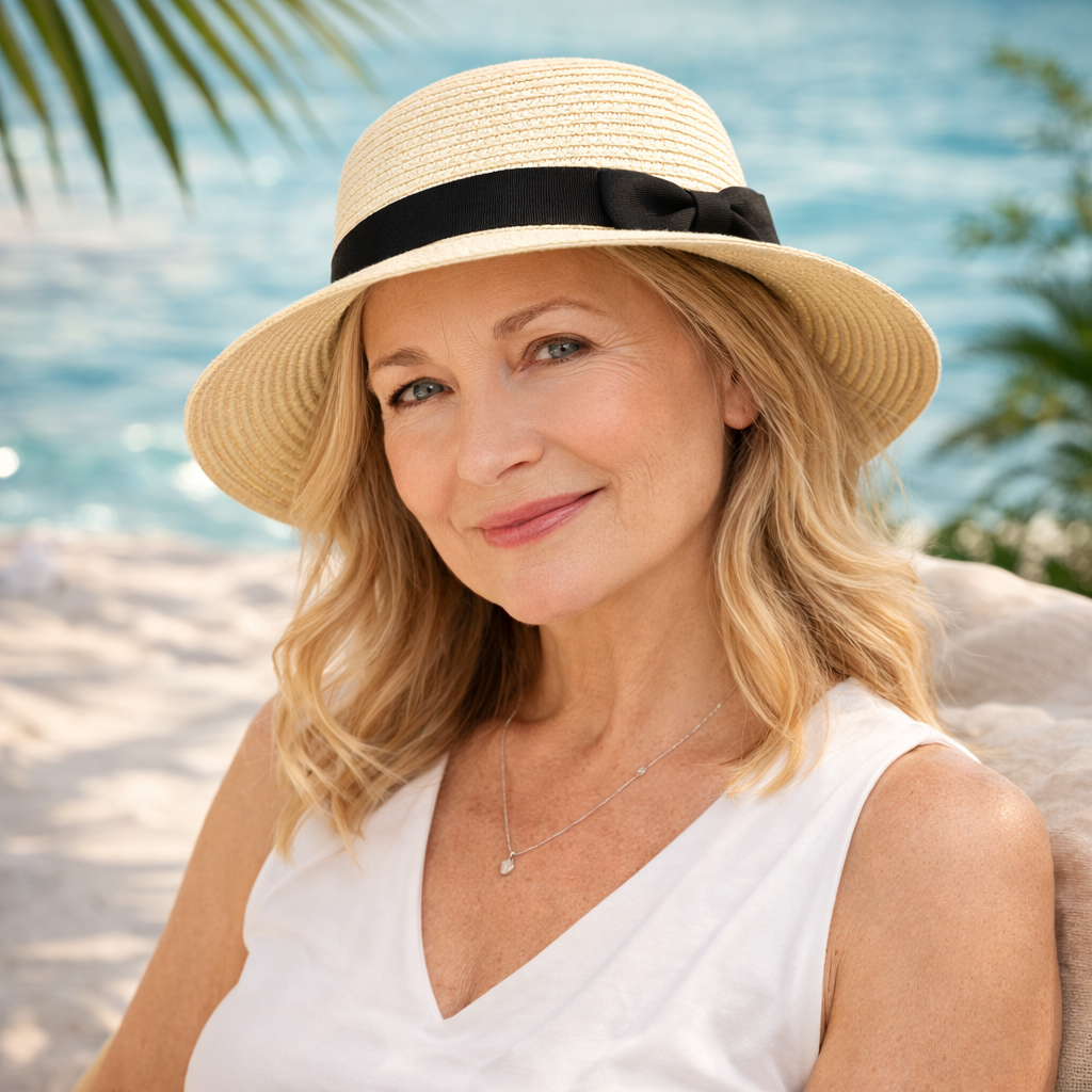 Lunea Mode® | The Biarritz Packable Panama Sun Hat
