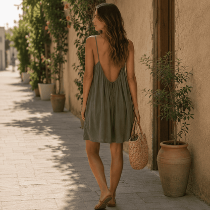 Fesa | Open-Back Midi Dress