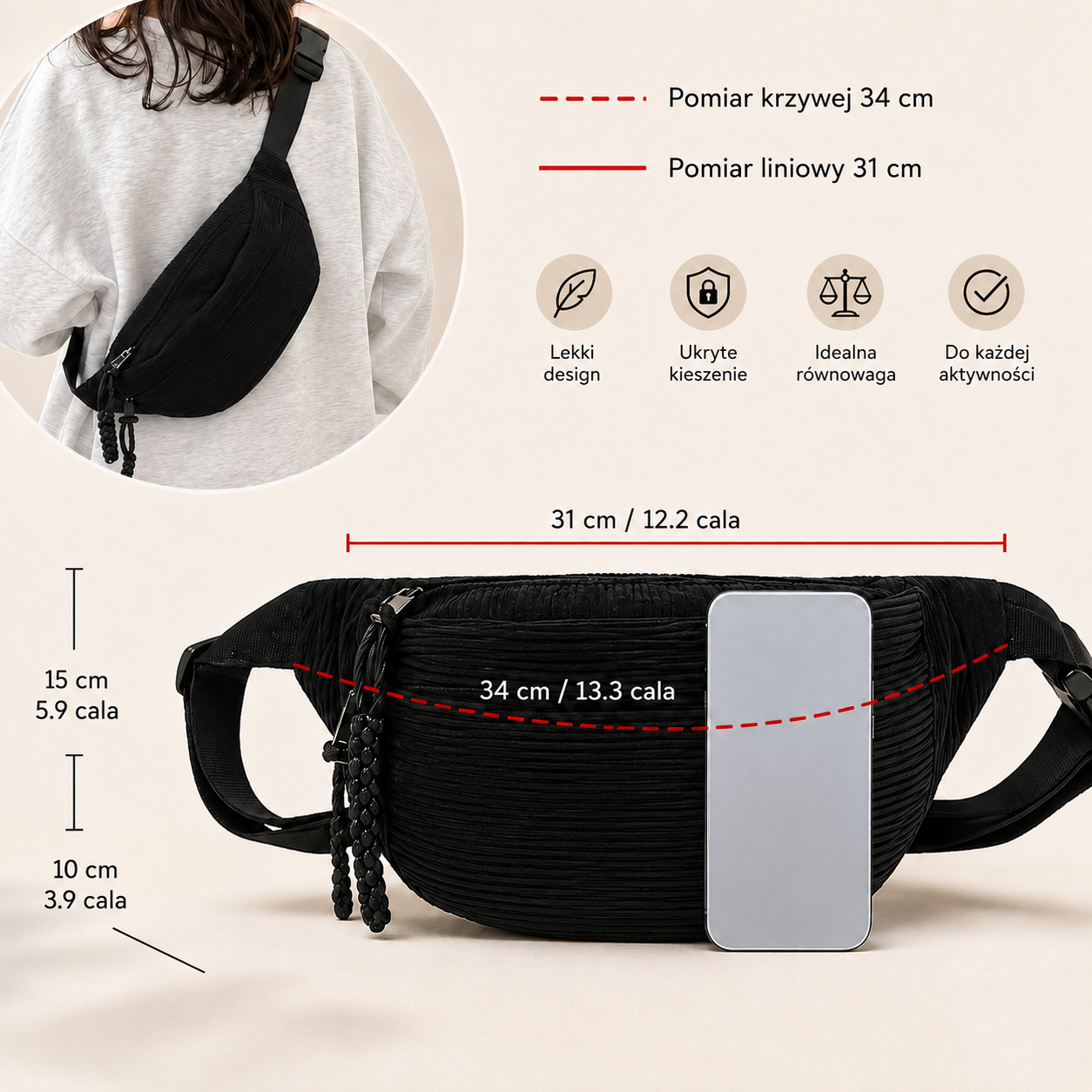 Petra | Corduroy Shoulder Bag