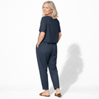 Lunea Mode® | The Ava - Pure Cotton Relaxed Tie Waist Two Piece Set