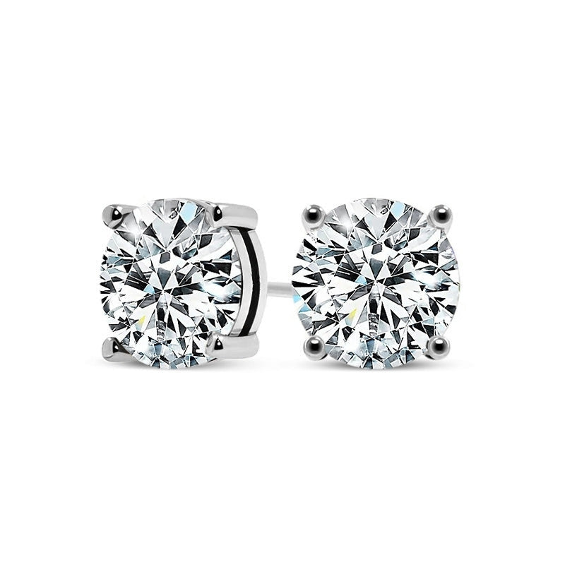 Chic Tera White Gold Earrings