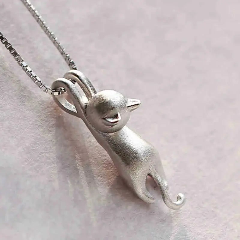 Cute 925 Silver Pendant Necklace