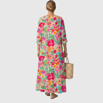 Rosa Elegant Floral Dress