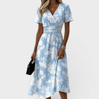 Dana | V-neck Formal Elegant Midi Dress