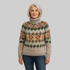Classic Icelandic Wool Knit Sweater