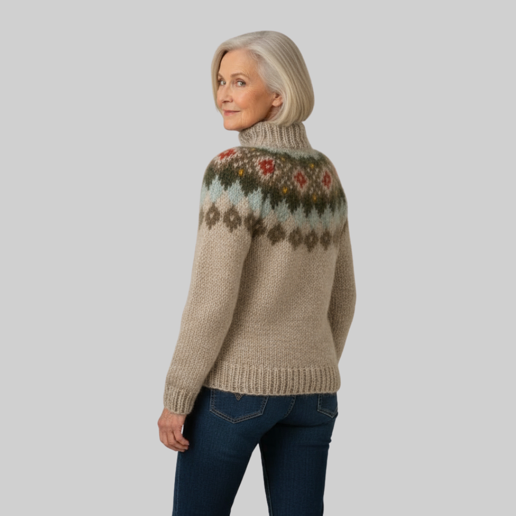 Classic Icelandic Wool Knit Sweater